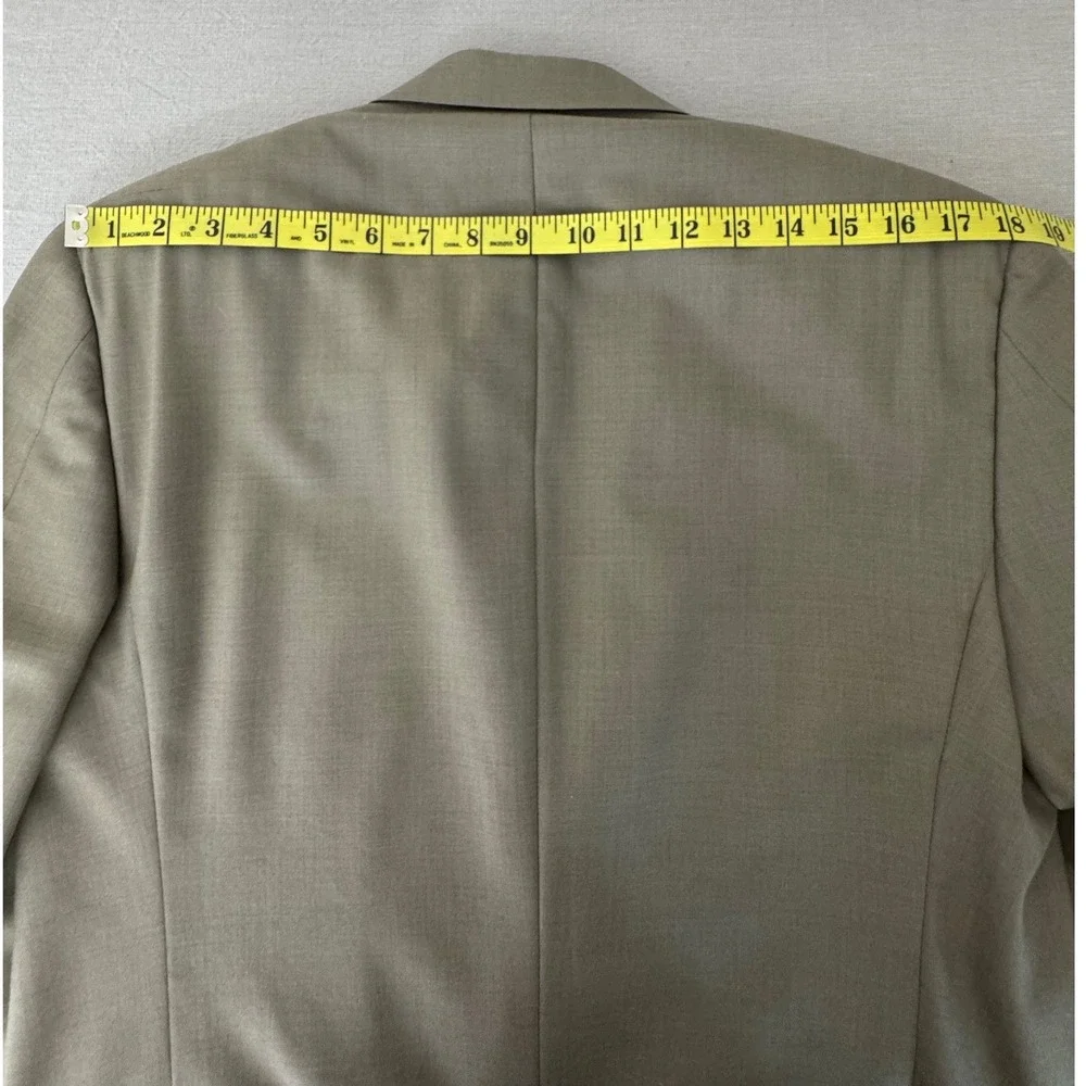 Burberry London Blazer 38S Tan 2 Button Front